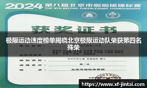 极限运动速度榜单揭晓北京极限运动队荣获第四名殊荣
